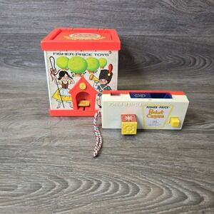 Vintage Fisher Price Toys Jack in the Box Puppet # 138 Pocket Camera 1974 Lot 2